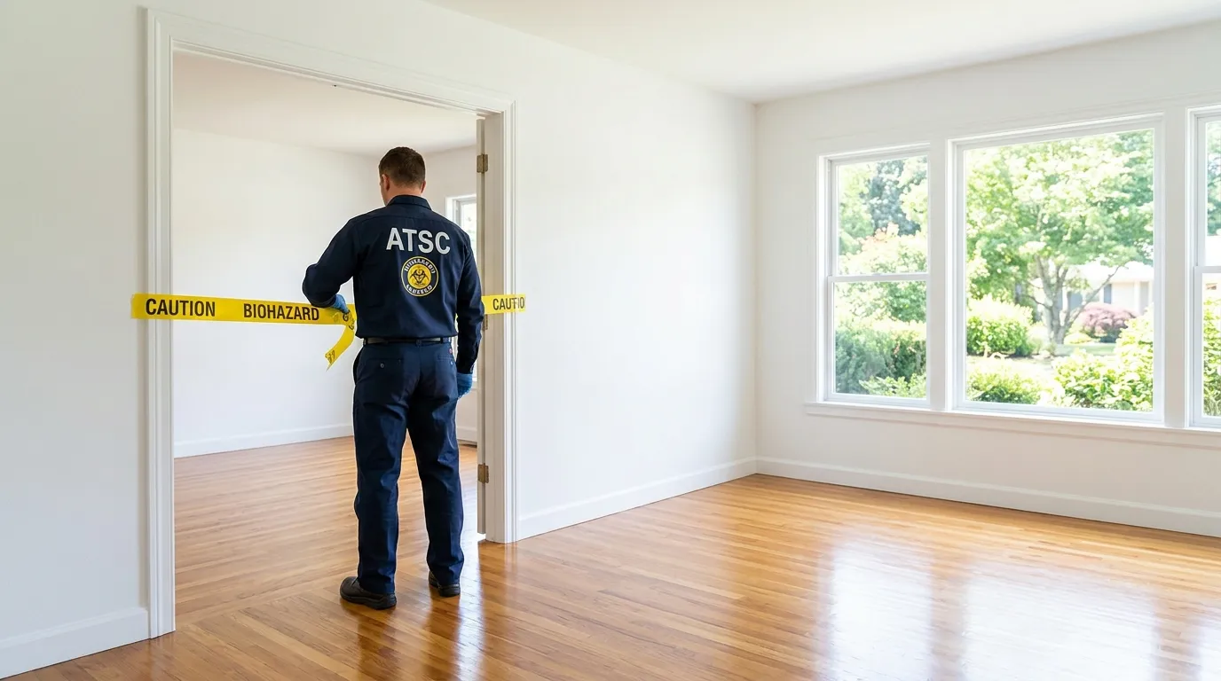 Certified biohazard cleanup crew performing Crime Scene Cleanup in Vadnais Heights