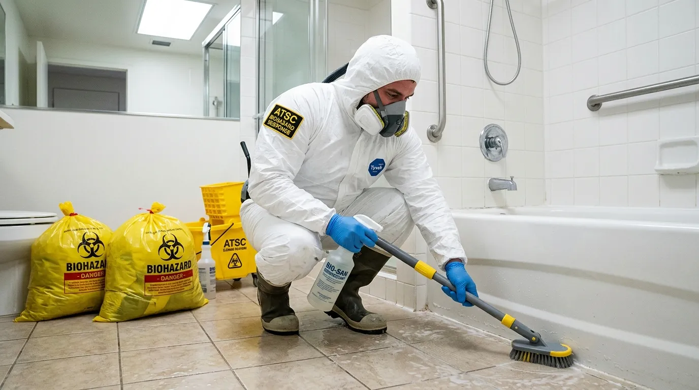 Decontamination equipment deployed for Blood Cleanup in Vadnais Heights